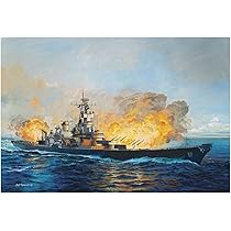Amazon.co.jp: ドイツレベル 1/350 戦艦ニュージャージ 1982
